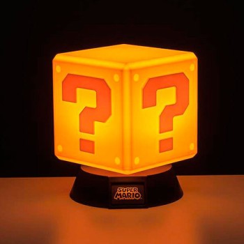 Nintendo Super Mario Bros Question Block 3D light