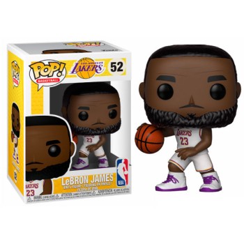 POP figure NBA Lakers Lebron James White Uniform POP figure NBA Lakers Lebron James White Uniform