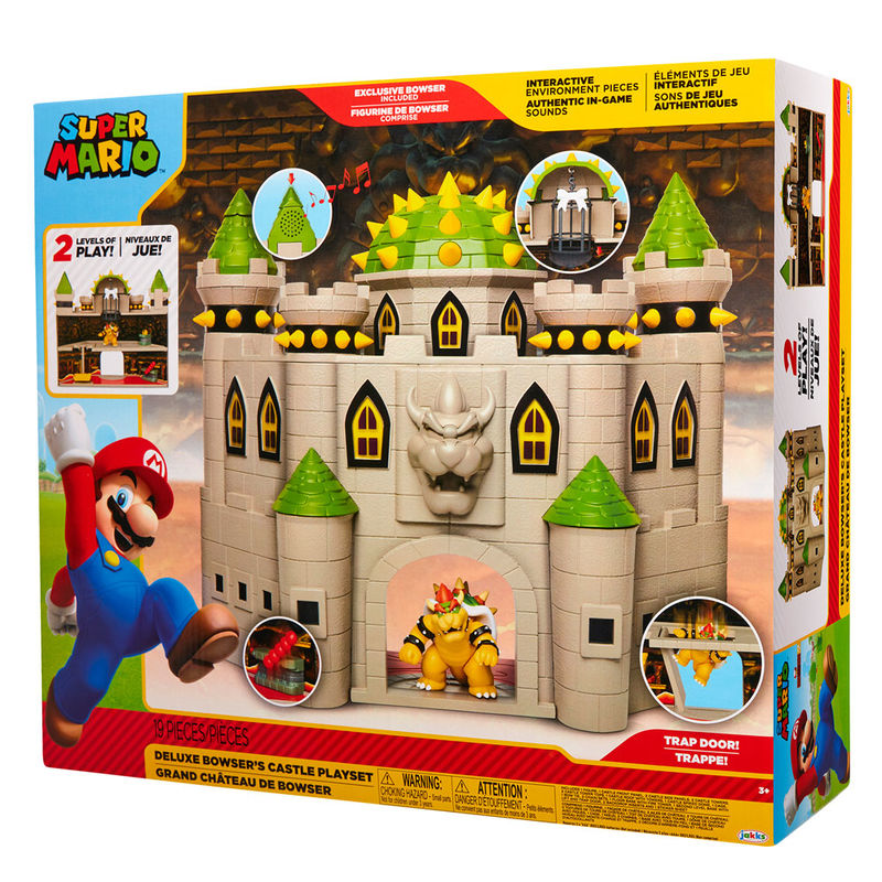 Mario Bros deluxe Bowser Castle playset Mario Bros deluxe Bowser Castle playset