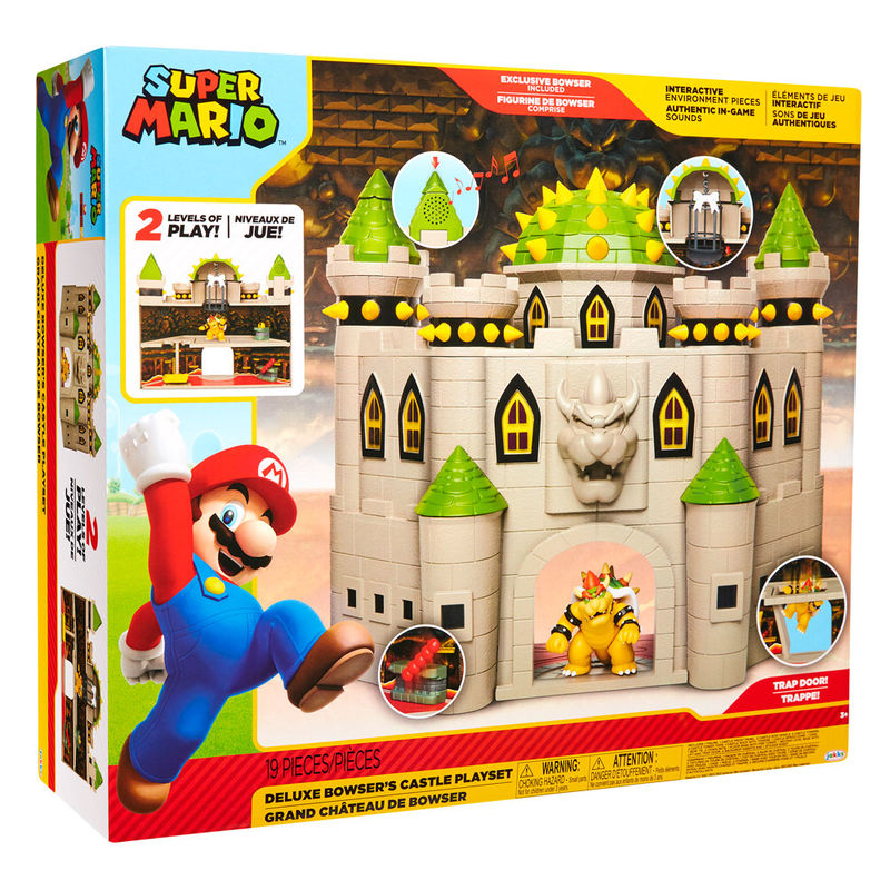 Mario Bros deluxe Bowser Castle playset Mario Bros deluxe Bowser Castle playset