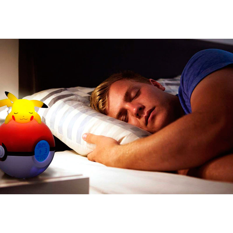 Pokemon Pikachu Pokeball lamp alarm clock