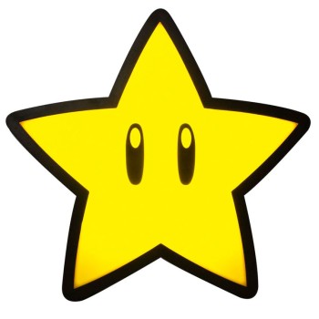 Nintendo Super Mario Bros Super Star lamp