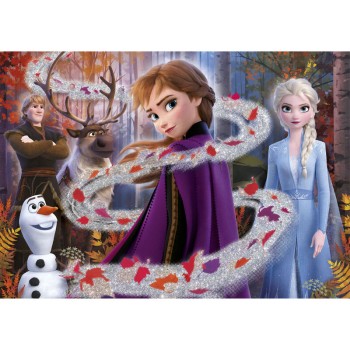 Disney Frozen 2 Glitter Effect puzzle 104pcs