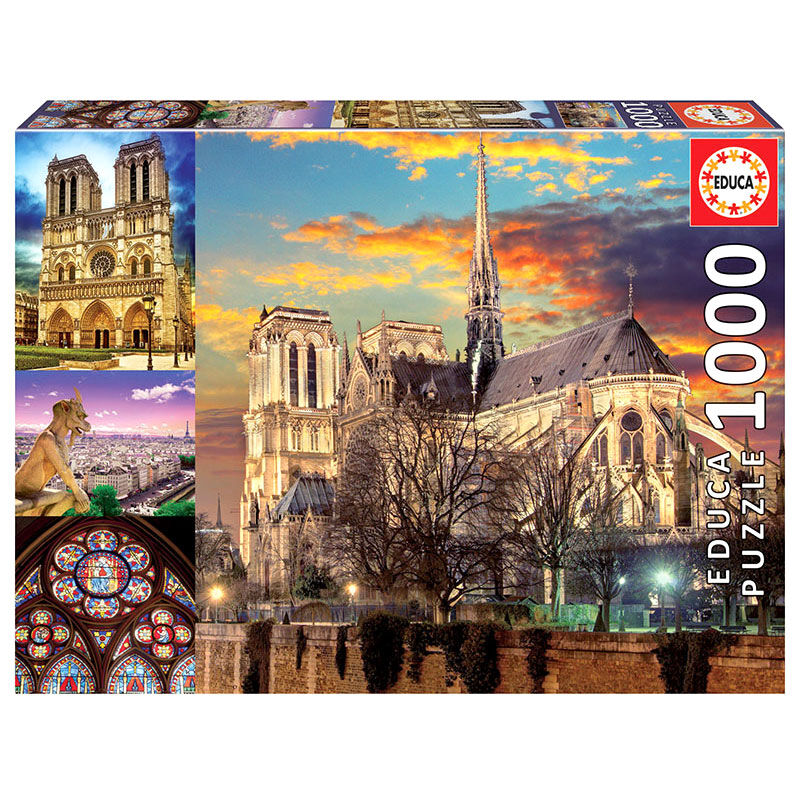 Notre Dame Collage puzzle 1000pcs Notre Dame Collage puzzle 1000pcs
