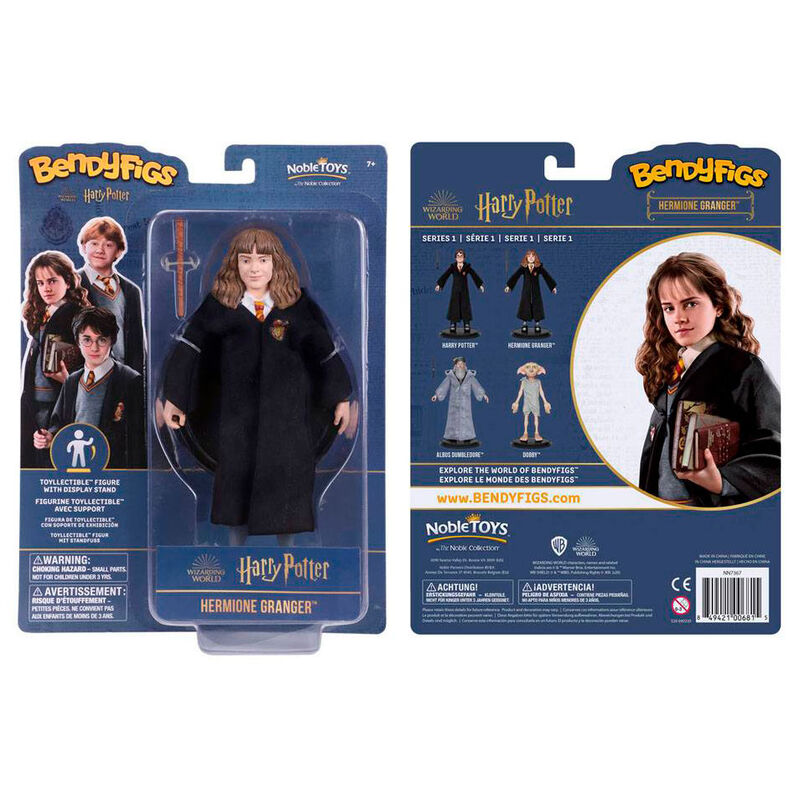 Harry Potter Hermione with wand Bendyfigs malleable figure 19cm Harry Potter Hermione with wand Bendyfigs malleable figure 19cm