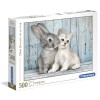 Cat and Bunny puzzle 500pcs
