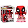 POP figure Marvel Deadpool 30th Deadpool in Cake
