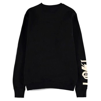Marvel Loki Logo Text crewneck sweater
