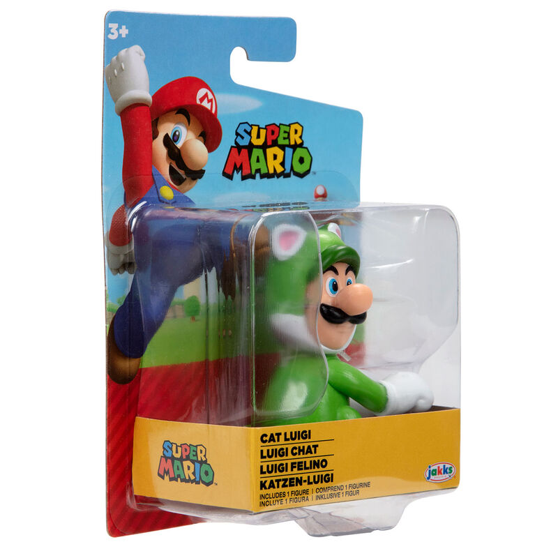 Nintendo Super Mario Cat Luigi figure 6.5cm