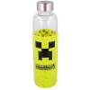 Minecraft silicone cover glass bottle 585ml Minecraft silicone cover glass bottle 585ml