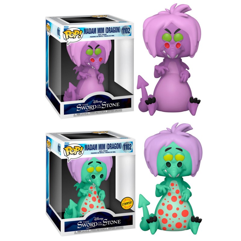 POP figure Disney The Sword in the Stone Mim as Dragon 15cm 10+2 Chase