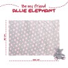 Allie Elephant Soft blanket + plush toy 22cm