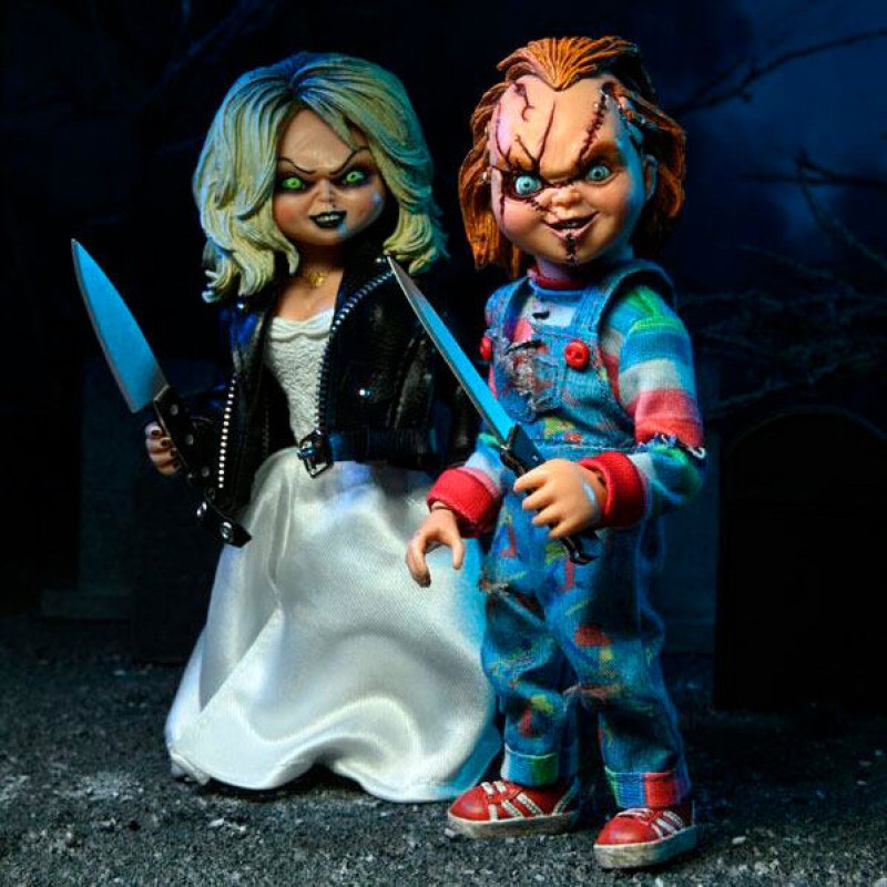 Bride of Chucky - Chucky and Tiffany Clothed pack 2 figures 14cm