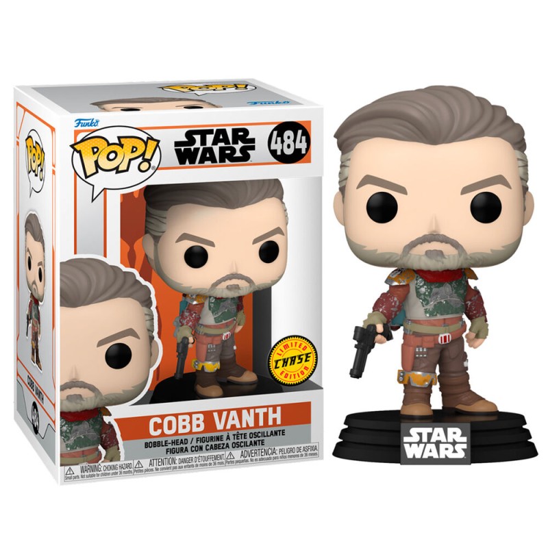 POP figure Star Wars Mandalorian Marshal Cobb Vanth 5 + 1 Chase