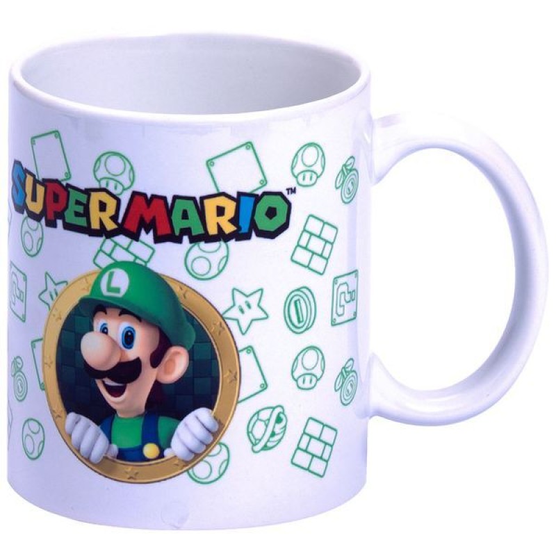 Nintendo Super Mario Bros Luigi Mug + Money box set Nintendo Super Mario Bros Luigi Mug + Money box set