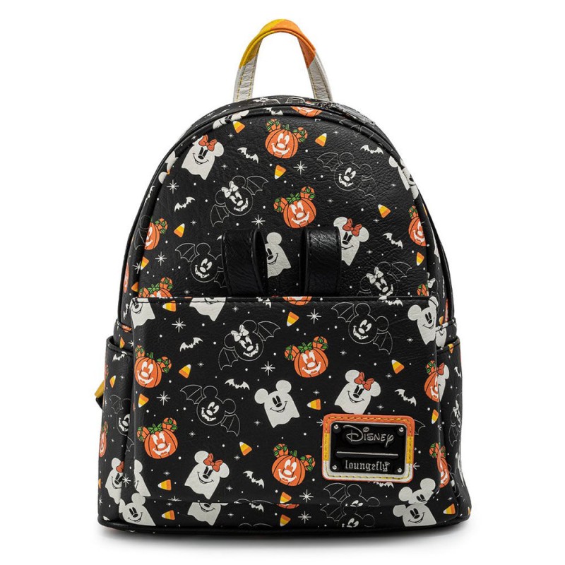 Loungefly Disney Mickey and minnie Spooky Halloween Backpack + headband set 27cm