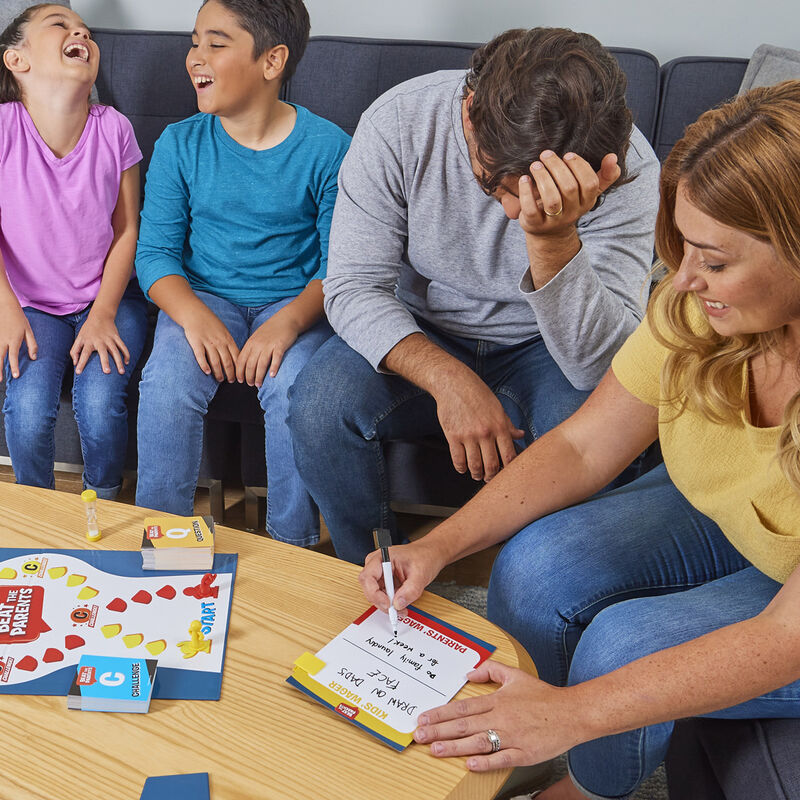 Spanish Children vs Parents Spanish board game