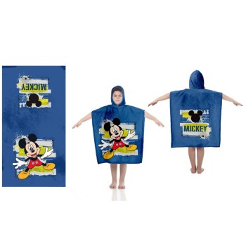 Disney Mickey Cotton poncho towel