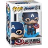 POP figure Marvel Avengers Endgame Captain America with Broken Shield & Mjolnir