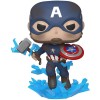 POP figure Marvel Avengers Endgame Captain America with Broken Shield & Mjolnir