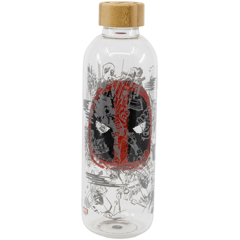 Marvel Deadpool glass bottle 1030ml Marvel Deadpool glass bottle 1030ml