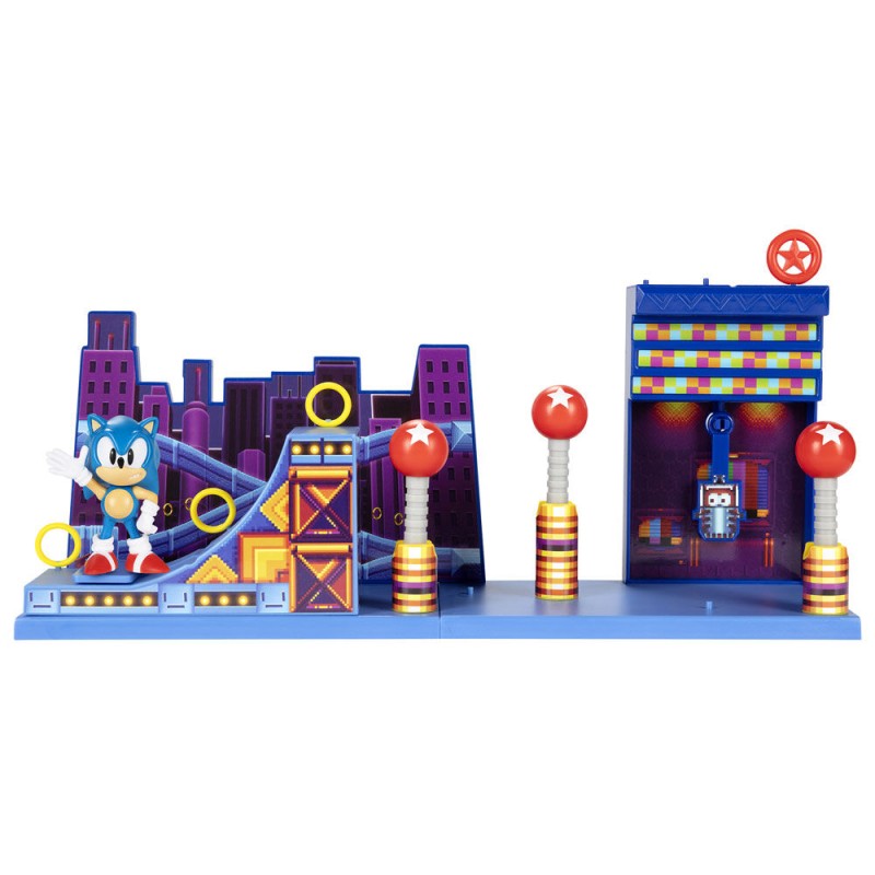 Sonic The Hedgehog Studiopolis Zone playset 6cm