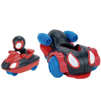 Marvel Spidey Miles Morales + vehicle set figure