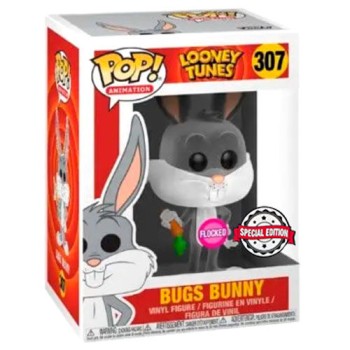 POP figure Looney Tunes Bugs Bunny Flocked Exclusive POP figure Looney Tunes Bugs Bunny Flocked Exclusive