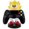 Sonic Super Sonic figure clamping bracket Cable guy 21cm