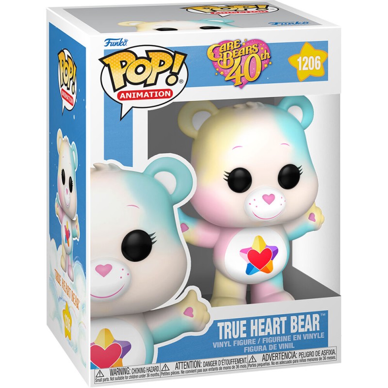 POP figure Care Bears 40th Anniversary True Heart Bear 5 + 1 Chase
