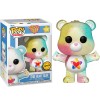 POP figure Care Bears 40th Anniversary True Heart Bear 5 + 1 Chase