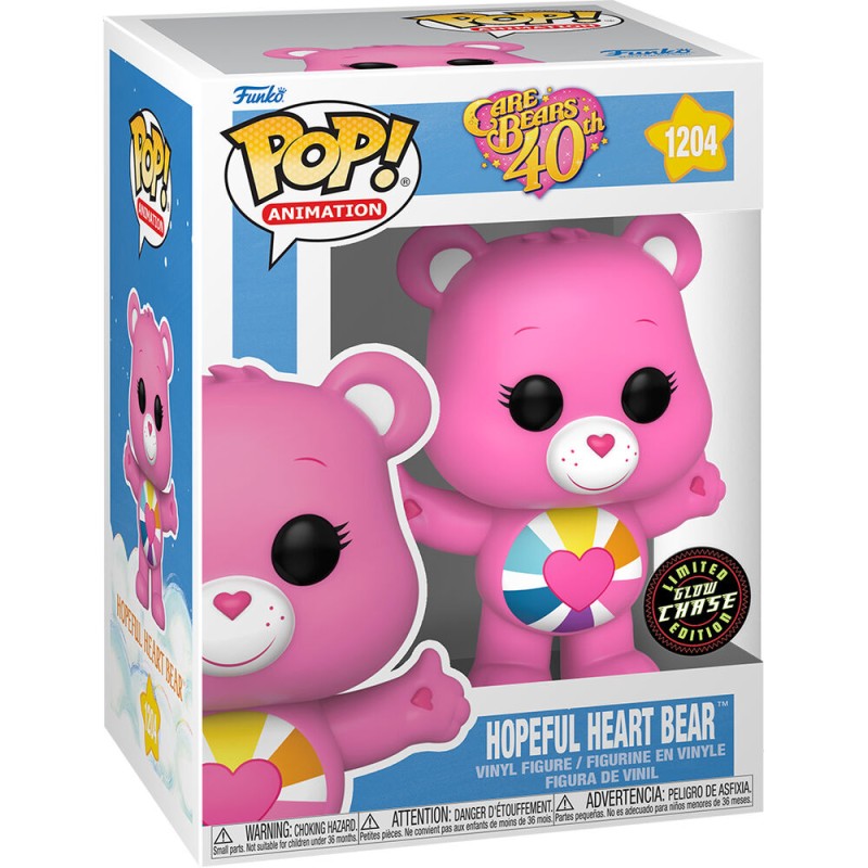 POP figure Care Bears 40th Anniversary Hopeful Heart Bear 5 + 1 Chase