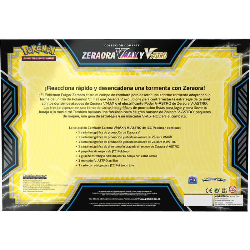 Spanish Pokemon Deoxys Vmax & Zeraora Vmax assorted Collectible card game boxes