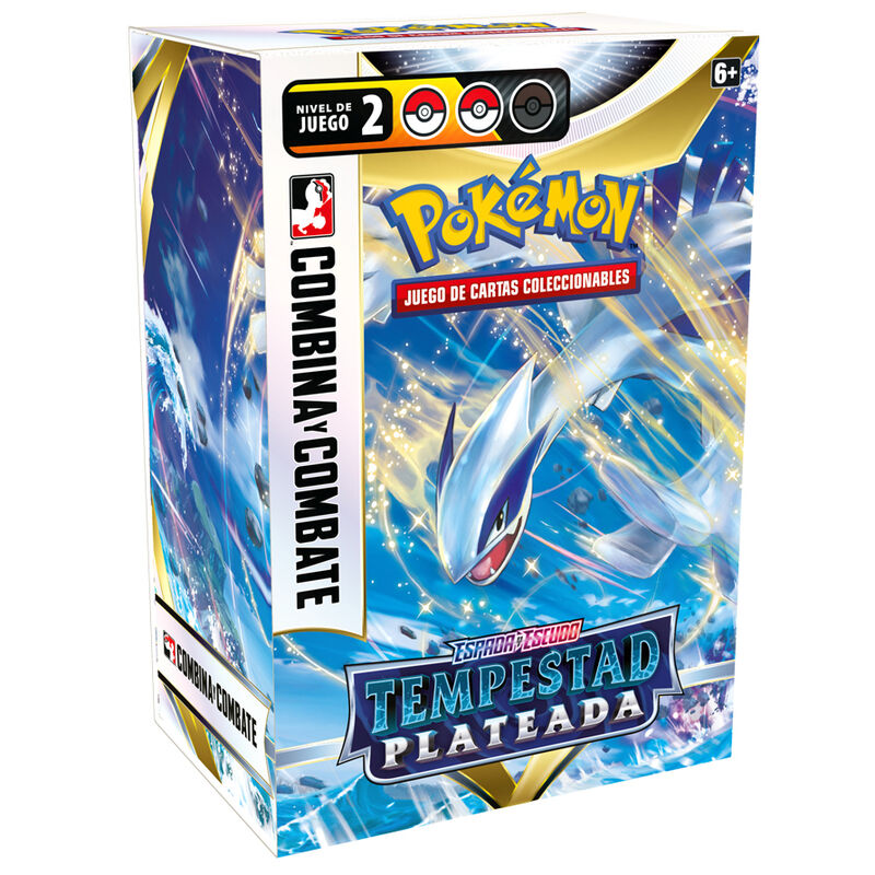Spanish Pokemon Silver Tempest Combine and Combat Stadium Collectible card game box