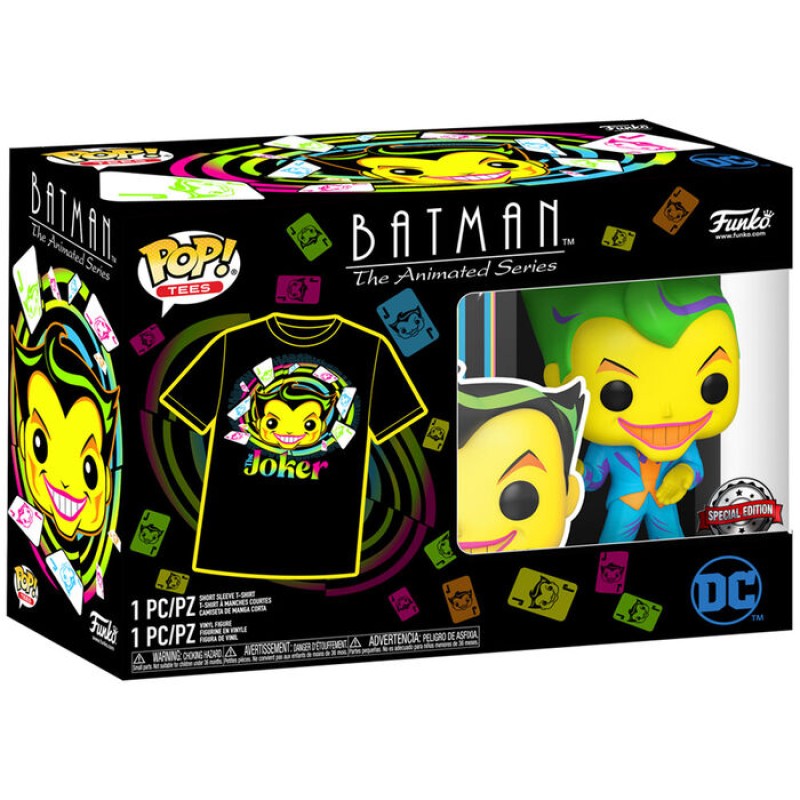 Set figure POP & Tee DC Comics Batman Joker Exclusive