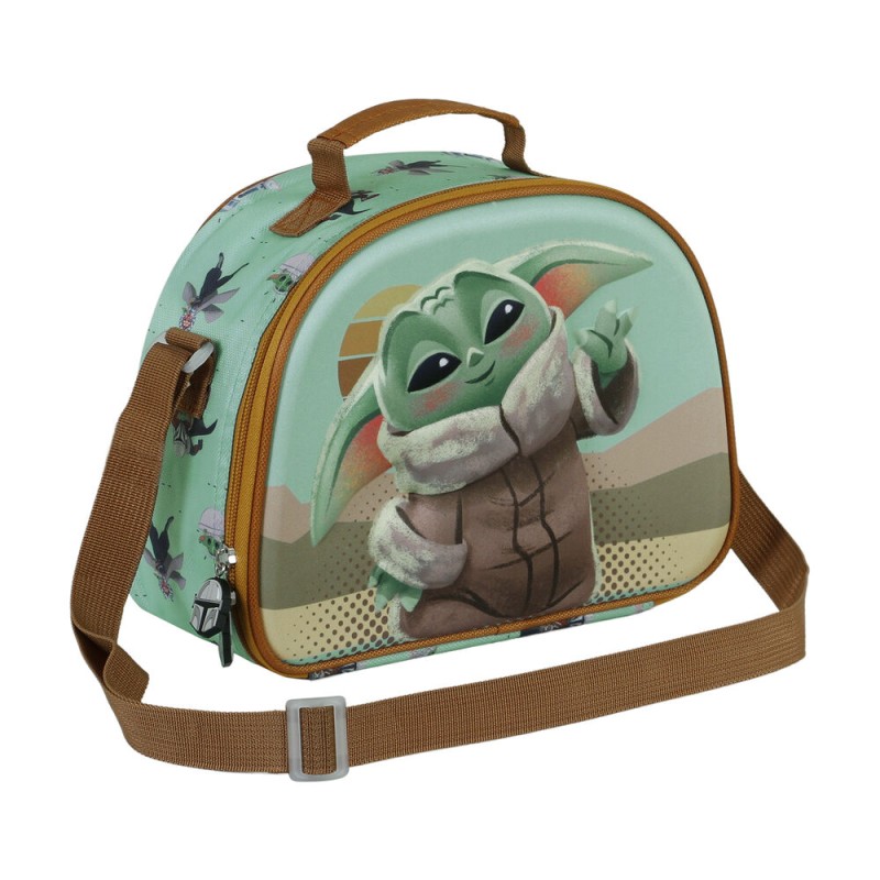 Star Wars The Mandalorian Grogu Say Hi 3D lunch bag