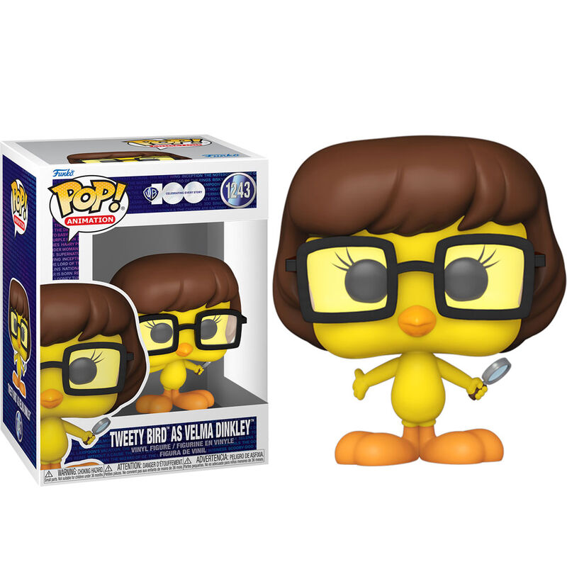 POP figure Looney Tunes Tweety Bird as Velma Dinkley
