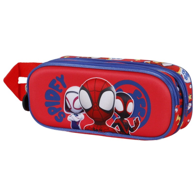 Marvel Spidey Spider-Man Gang 3D double pencil case