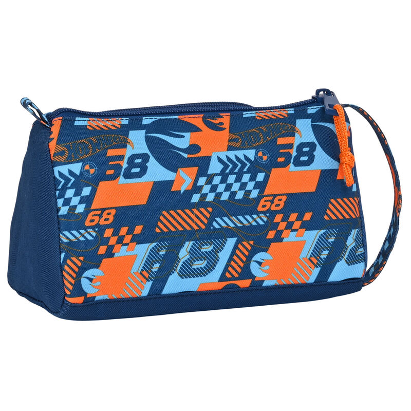 Hot Wheels Speed Club pencil case with drop-down pocket without stationery