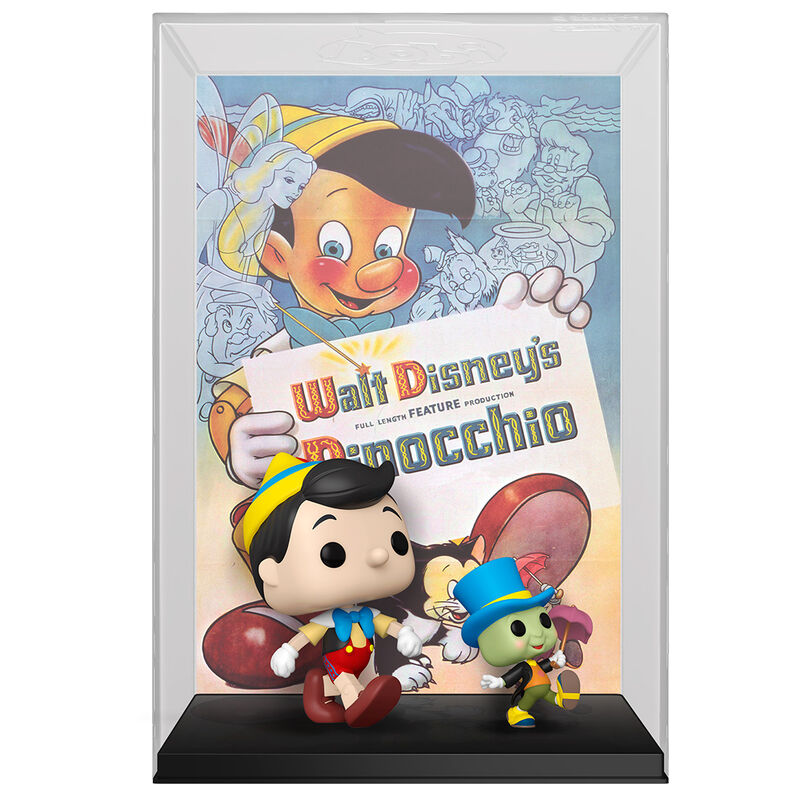 POP figure Movie Poster Disney 100th Pinocchio & Jiminy Cricket