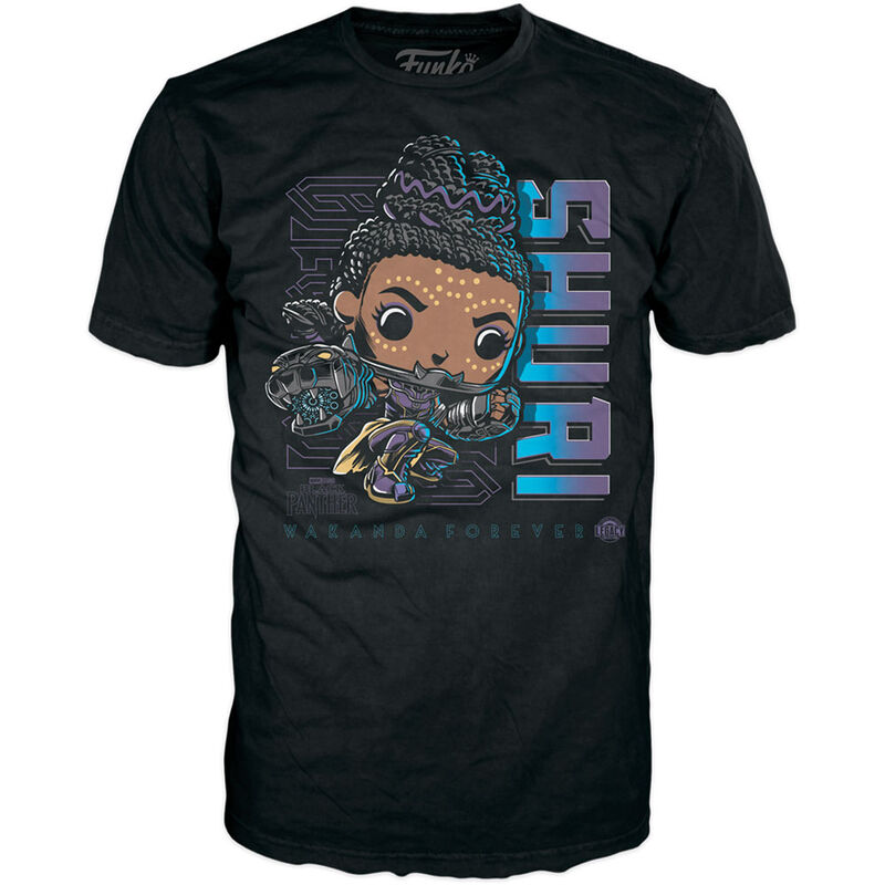 Set figure POP & Tee Marvel Black Panther Shury Exclusive