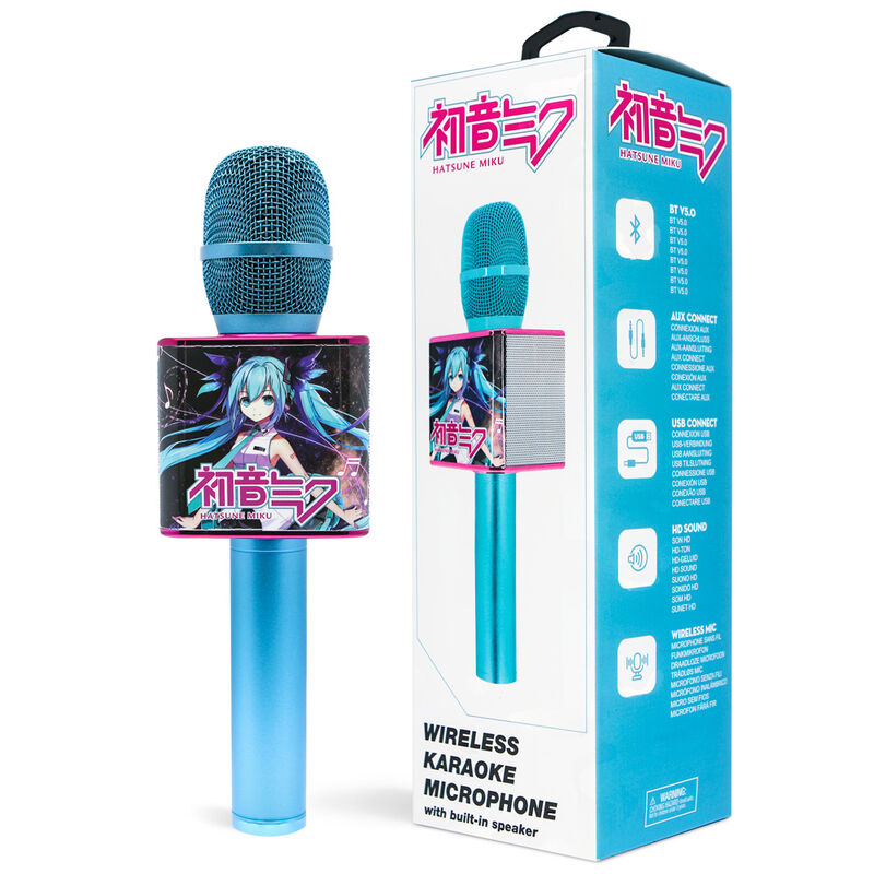 Hatsune Miku karaoke microphone