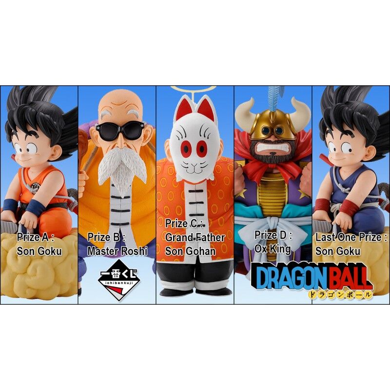 Dragon Ball Kuji Ex Fierce Men of Turtle Hermit School Ichiban Kuji Bundle