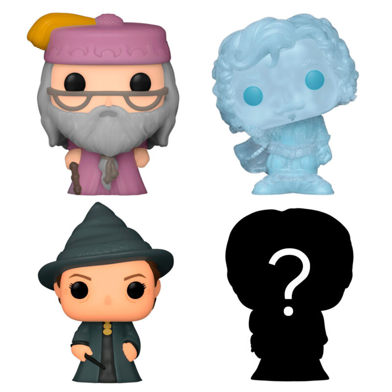 Blister 4 figures Bitty POP Harry Potter Dumbledore