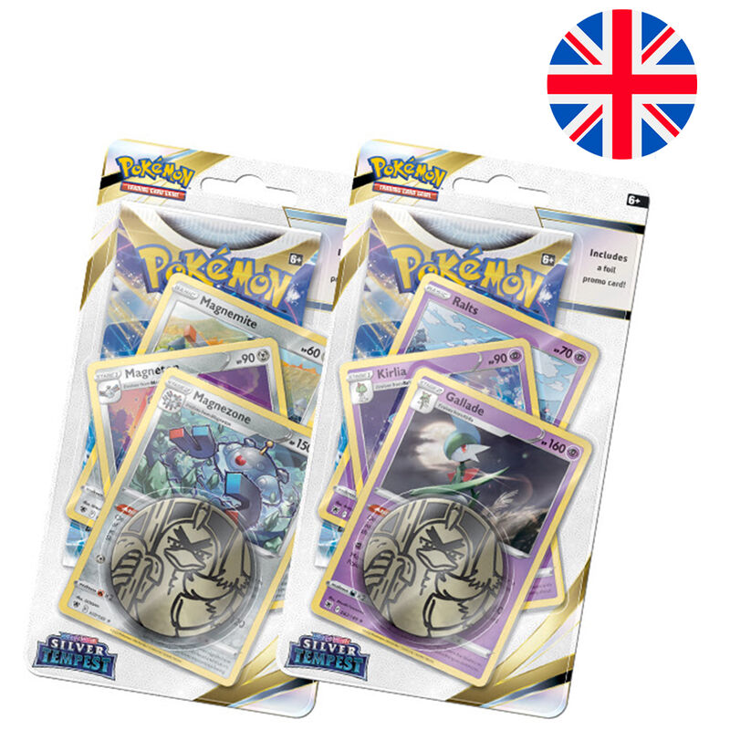 English Pokemon Sword and Shield Silver Tempest Trading card game blister