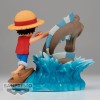 One Piece Log Stories Monkey D Luffy vs Local Sea figure 7cm
