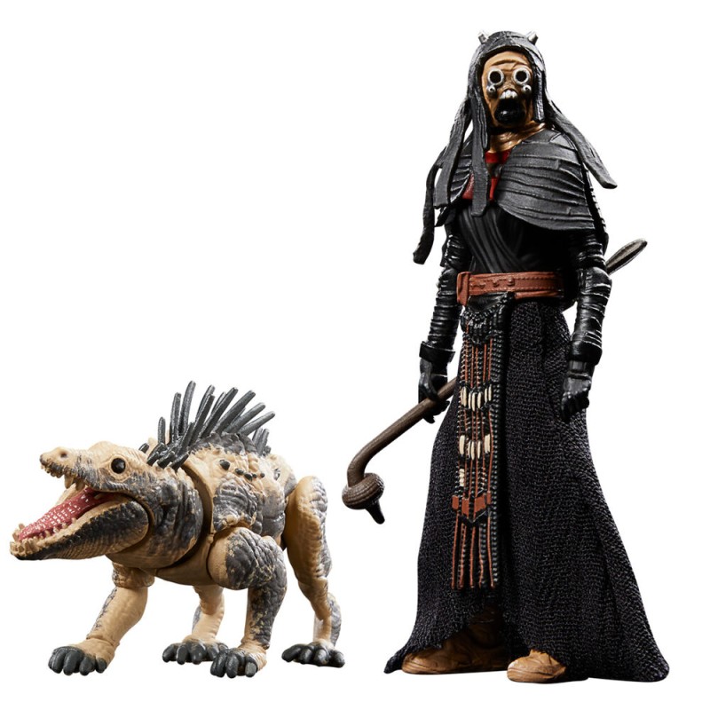 Star Wars The Book of Boba Fett Tusken Warrior & Massiff figures 9.5cm