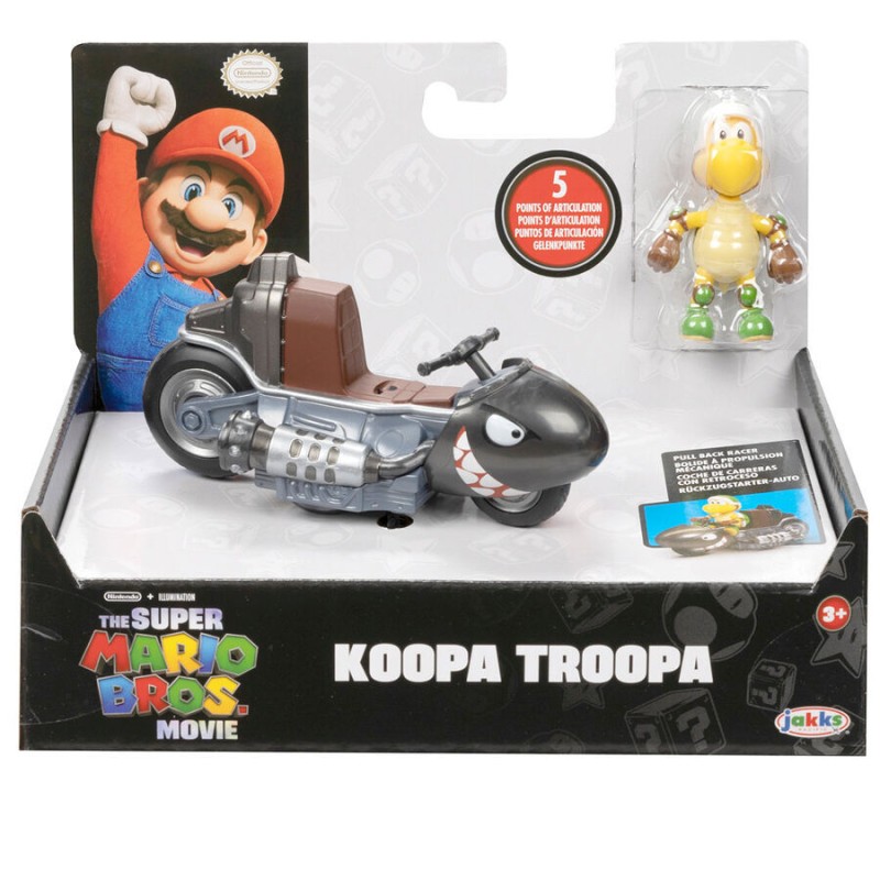 Mario Kart The Movie Super Mario Bros Vehicle + figure assorted 6cm Mario Kart The Movie Super Mario Bros Vehicle + figure assorted 6cm