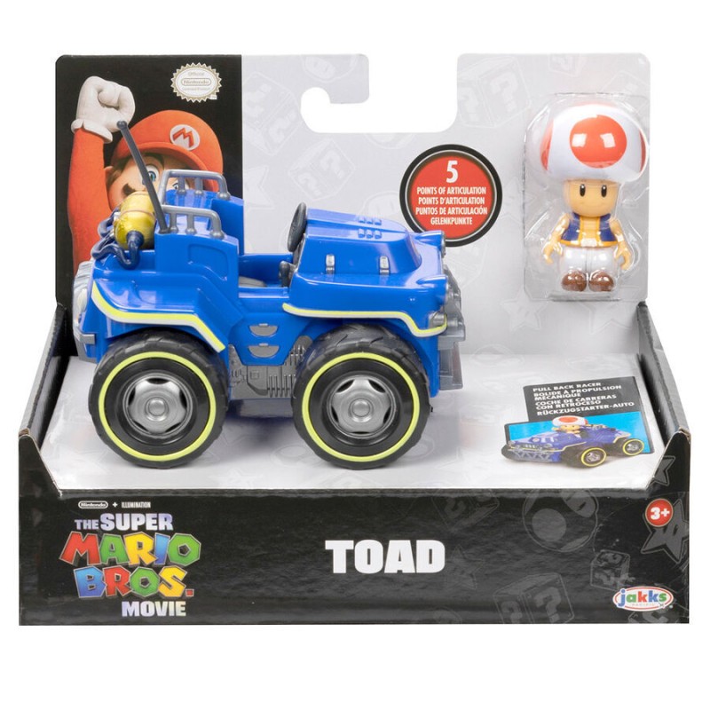 Mario Kart The Movie Super Mario Bros Vehicle + figure assorted 6cm Mario Kart The Movie Super Mario Bros Vehicle + figure assorted 6cm