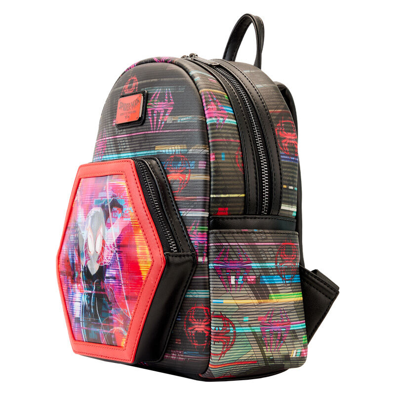 Loungefly Marvel Spiderman Across the Spider-Verse Lenticular backpack 27cm